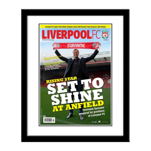 Liverpool FC Magazine Front Cover Framed Print