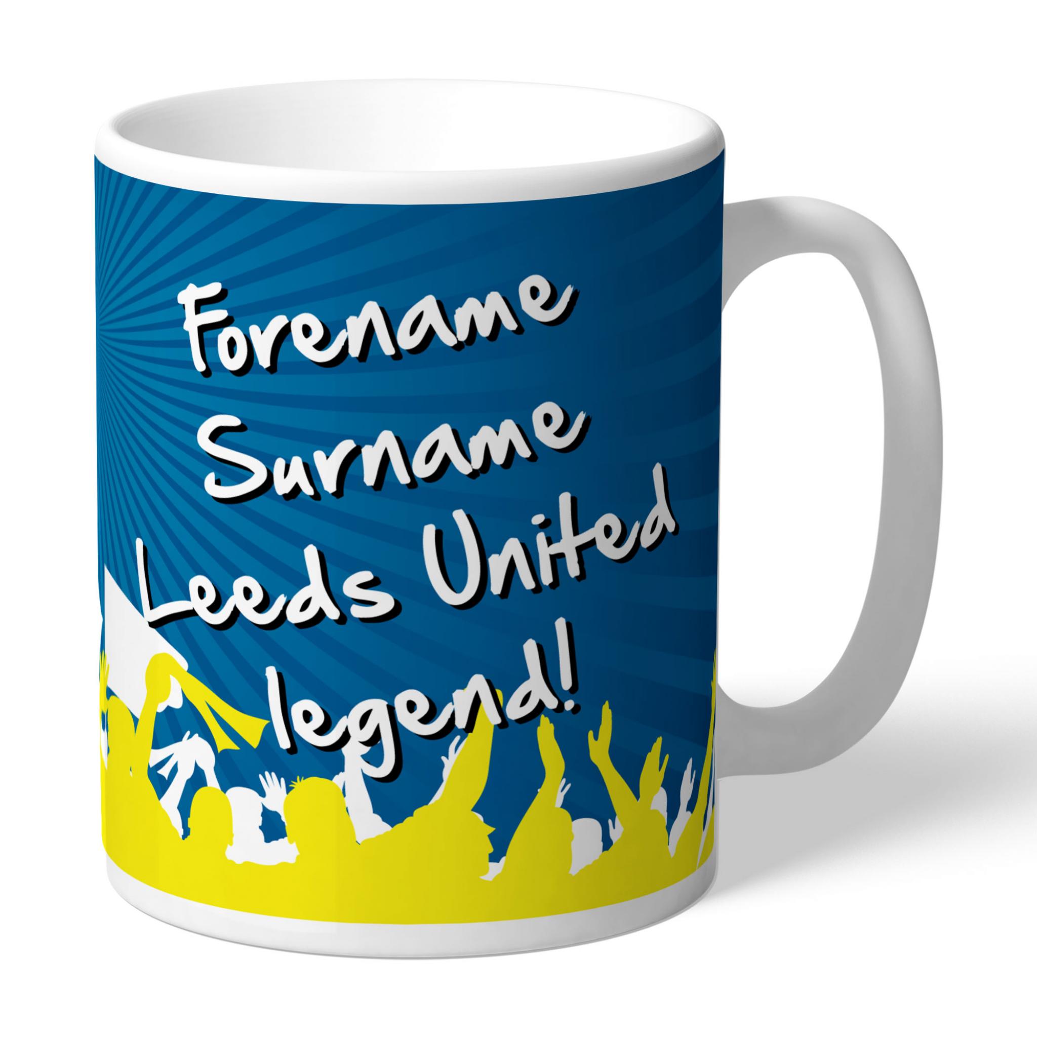 Personalised Official Leeds United FC Legend Mug
