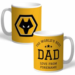 Personalised Ceramic Mug LOVE Wolverhampton Wanderers F.C
