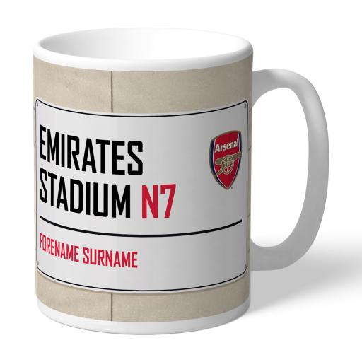 Arsenal FC Street Sign Mug