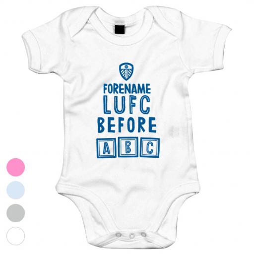 Leeds United FC Before ABC Baby Bodysuit