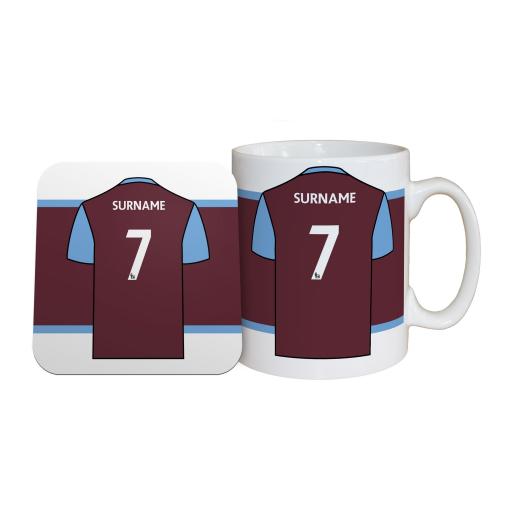 West Ham United FC Shirt Mug & Coaster Set