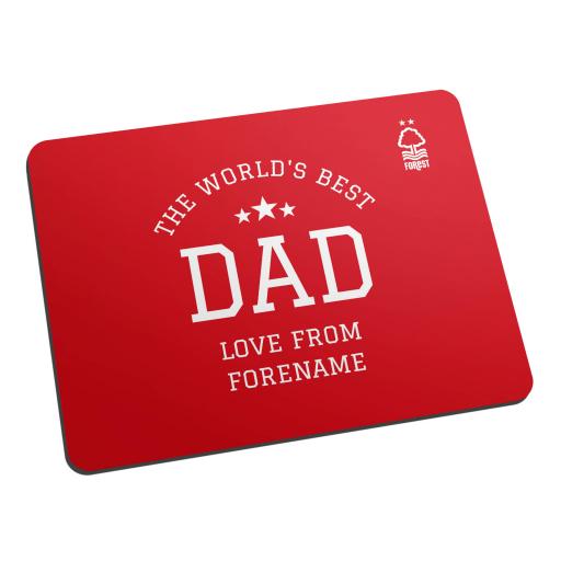 Nottingham Forest FC World's Best Dad Mouse Mat