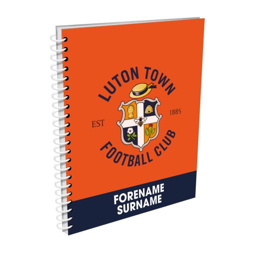 Luton Town FC Bold Crest Notebook