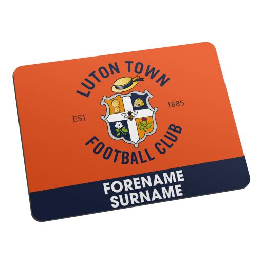 Luton Town FC Bold Crest Mouse Mat