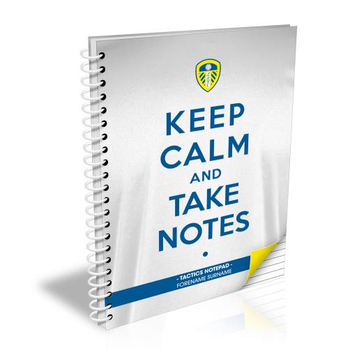 Leeds United FC Keep Calm Notebook