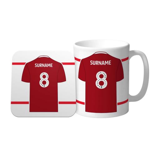 Nottingham Forest FC Shirt Mug & Coaster Set