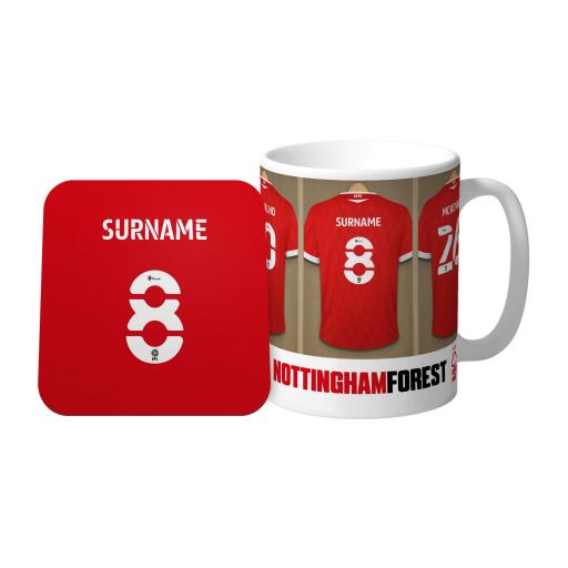 Nottingham Forest FC Dressing Room Mug & Coaster Set