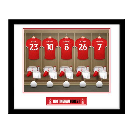 Nottingham Forest FC Dressing Room Framed Print