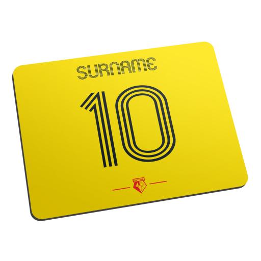 Watford F.C Personalised Mouse Mat 100% 