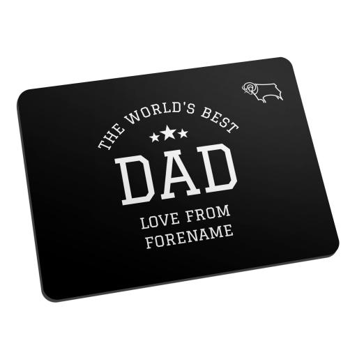 Derby County FC World's Best Dad Mouse Mat