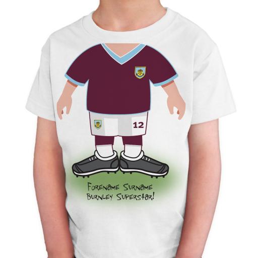 Burnley FC Kids Use Your Head T-Shirt