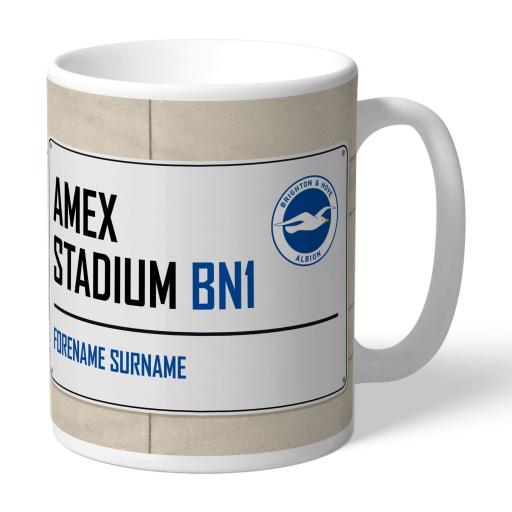 Brighton & Hove Albion FC Street Sign Mug