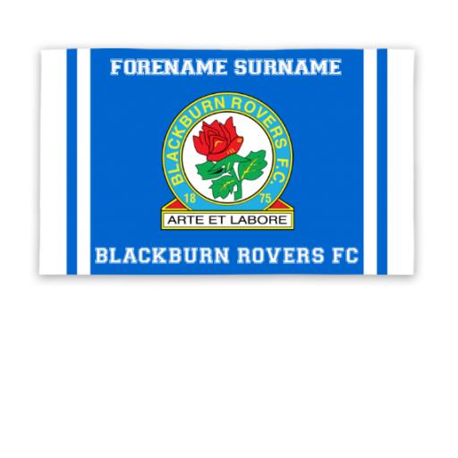 Personalised Greetings Card Blackburn Rovers F.C CREST 