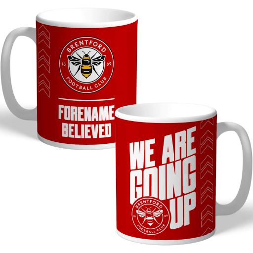 Brentford FC We Are Going Up Mug