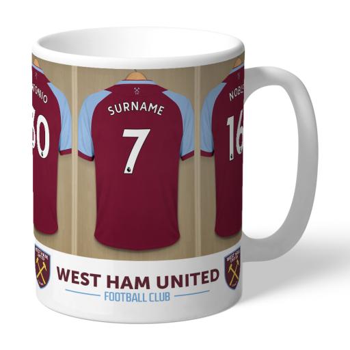 West Ham United FC Dressing Room Mug