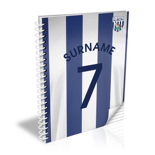 West Bromwich Albion FC Shirt Notebook