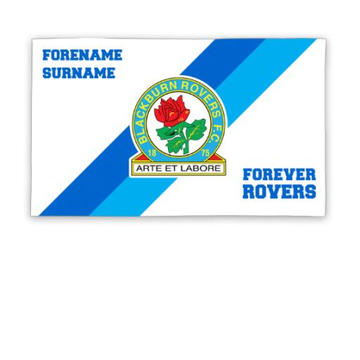 Blackburn Rovers Forever 5ft x 3ft Banner