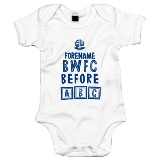 Bolton Wanderers FC Before ABC Baby Bodysuit