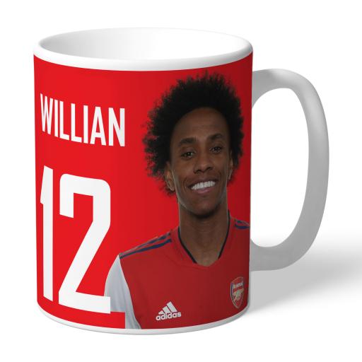 Arsenal FC Willian Autograph Mug