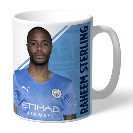 Manchester City FC Sterling Autograph Mug