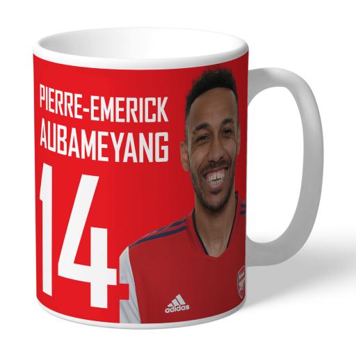 Arsenal FC Aubameyang Autograph Mug