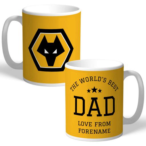 Wolves World's Best Dad Mug
