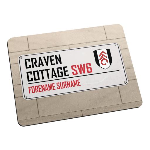 Fulham FC Street Sign Mouse Mat