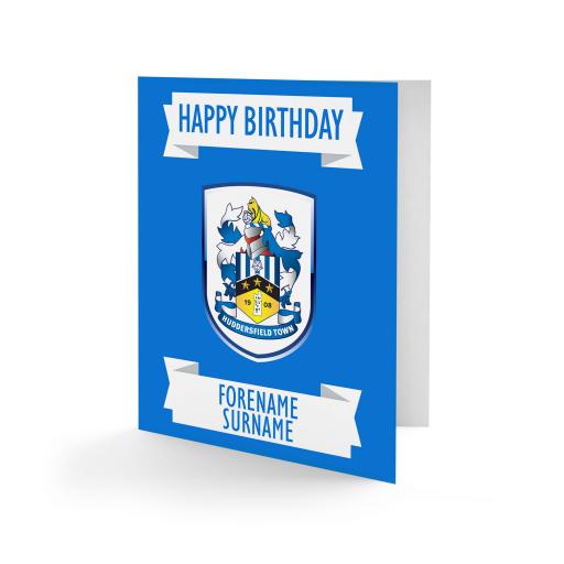 Huddersfield Town Crest Birthday Card