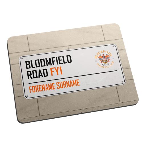 Blackpool FC Street Sign Mouse Mat