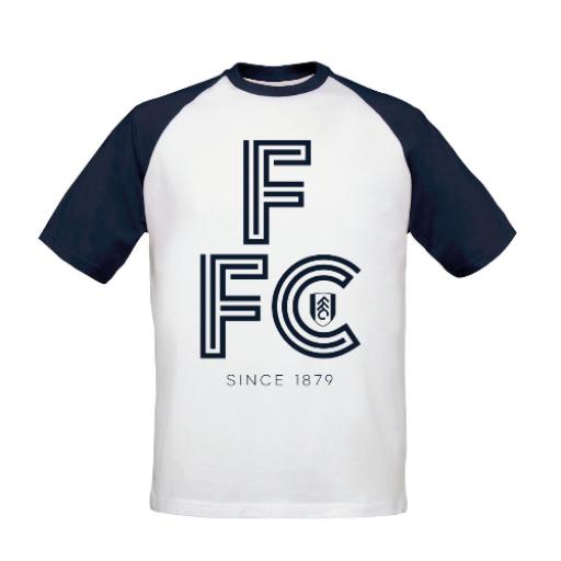 Fulham FC Initial Baseball T-Shirt