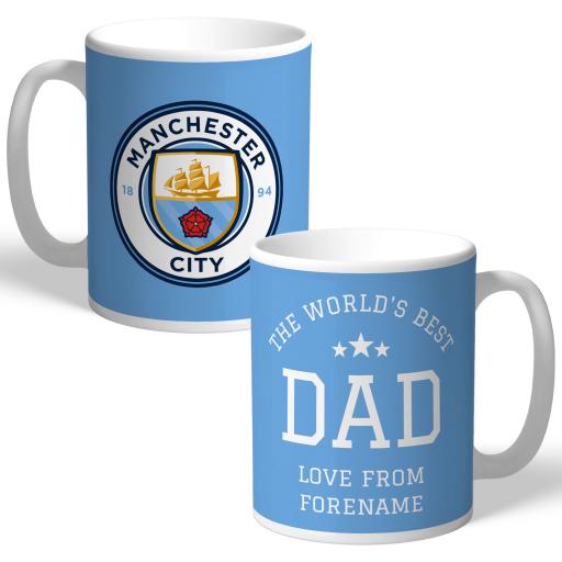Manchester City FC World's Best Dad Mug