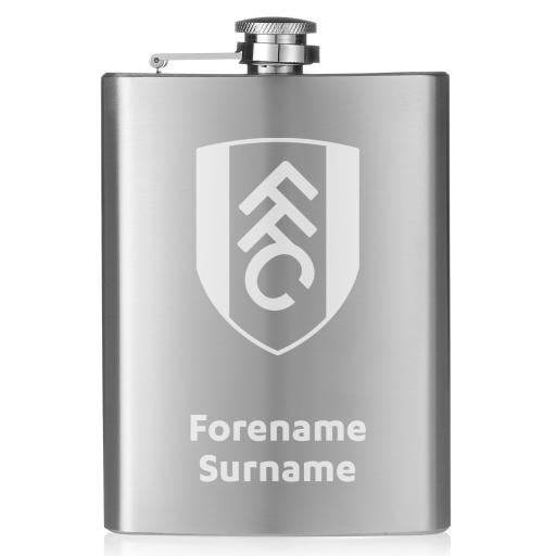 Fulham FC Crest Hip Flask