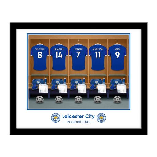 Leicester City FC Dressing Room Framed Print