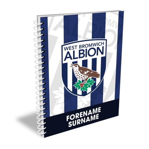 West Bromwich Albion FC Bold Crest Notebook