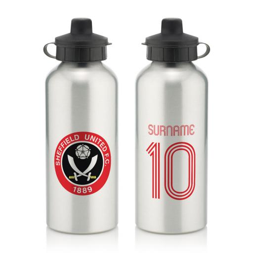 Sheffield United FC Retro Shirt Water Bottle