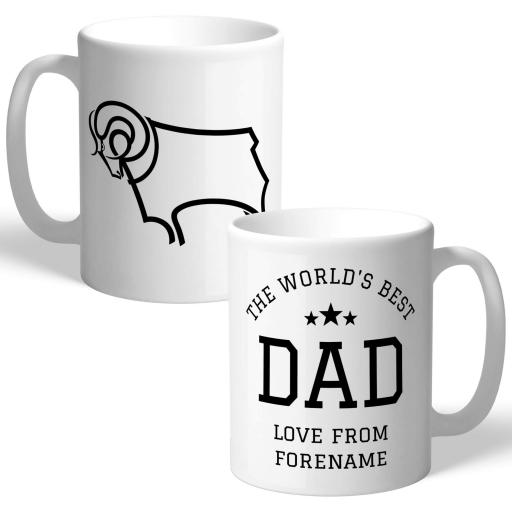 Derby County FC World's Best Dad Mug