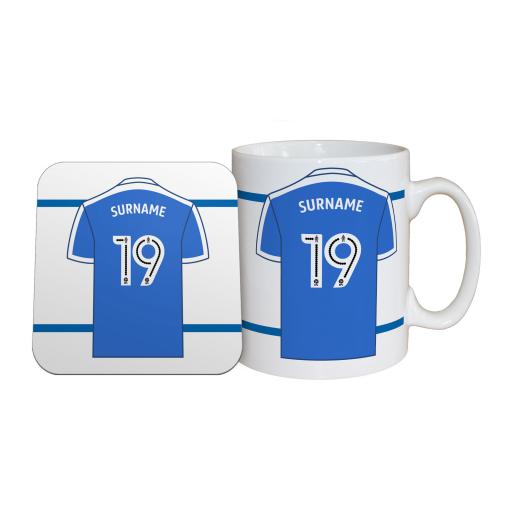 Peterborough United FC Shirt Mug & Coaster Set