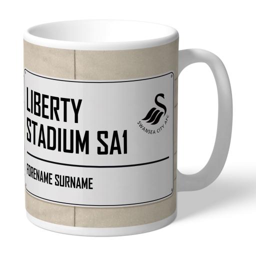 Swansea City AFC Street Sign Mug