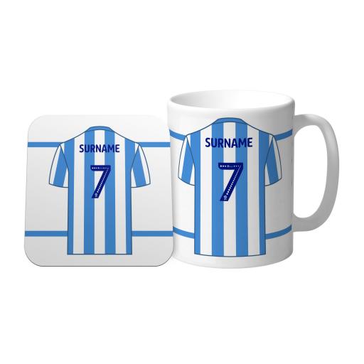 Huddersfield Town FC Shirt Mug & Coaster Set
