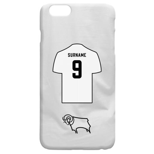 Derby County Shirt Hard Back Phone Case