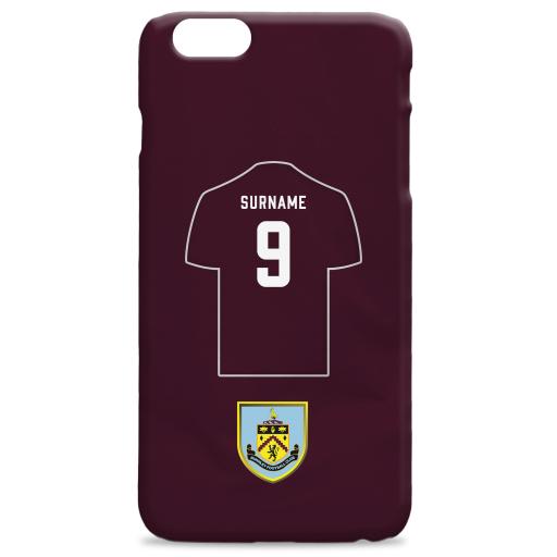 Burnley FC Shirt Hard Back Phone Case