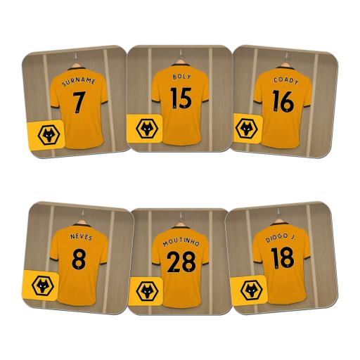 Wolves Dressing Room Coasters