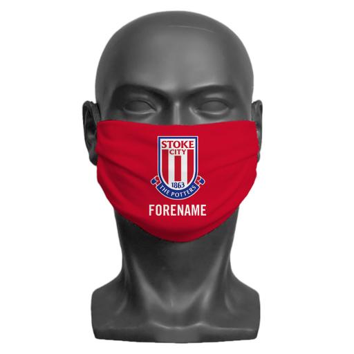 Stoke City FC Crest Children's Face Mask