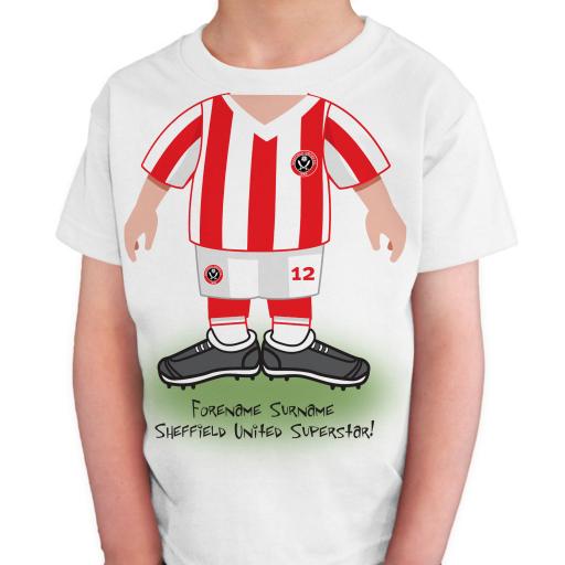 Sheffield United FC Kids Use Your Head T-Shirt