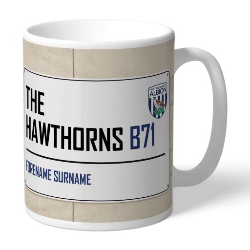 West Bromwich Albion FC Street Sign Mug