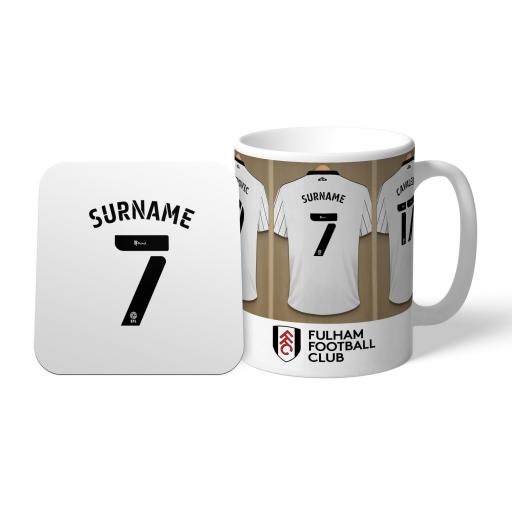 Fulham FC Dressing Room Mug & Coaster Set