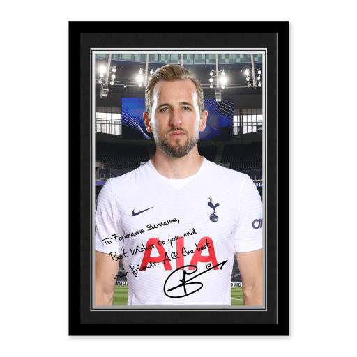 Tottenham Hotspur Kane Autograph Photo Framed