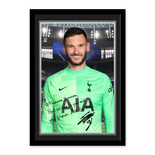 Tottenham Hotspur Lloris Autograph Photo Framed
