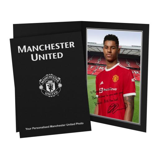 Manchester United FC Rashford Autograph Photo Folder